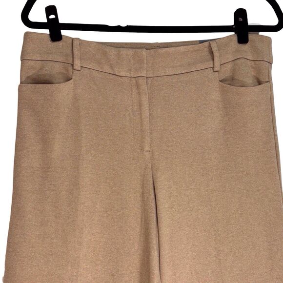 Talbots Modern Knit Wide Leg Pant High Rise Camel Tan Women’s 16 NWT Office - Picture 3 of 7
